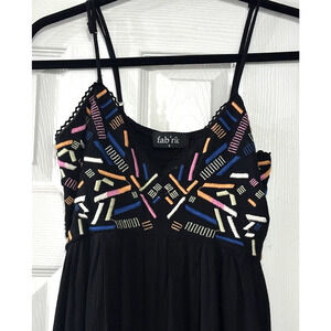 Women’s Jumpsuit Fab’rik Size S Black Palazzo Pants‎ Leg Wide Leg One Piece